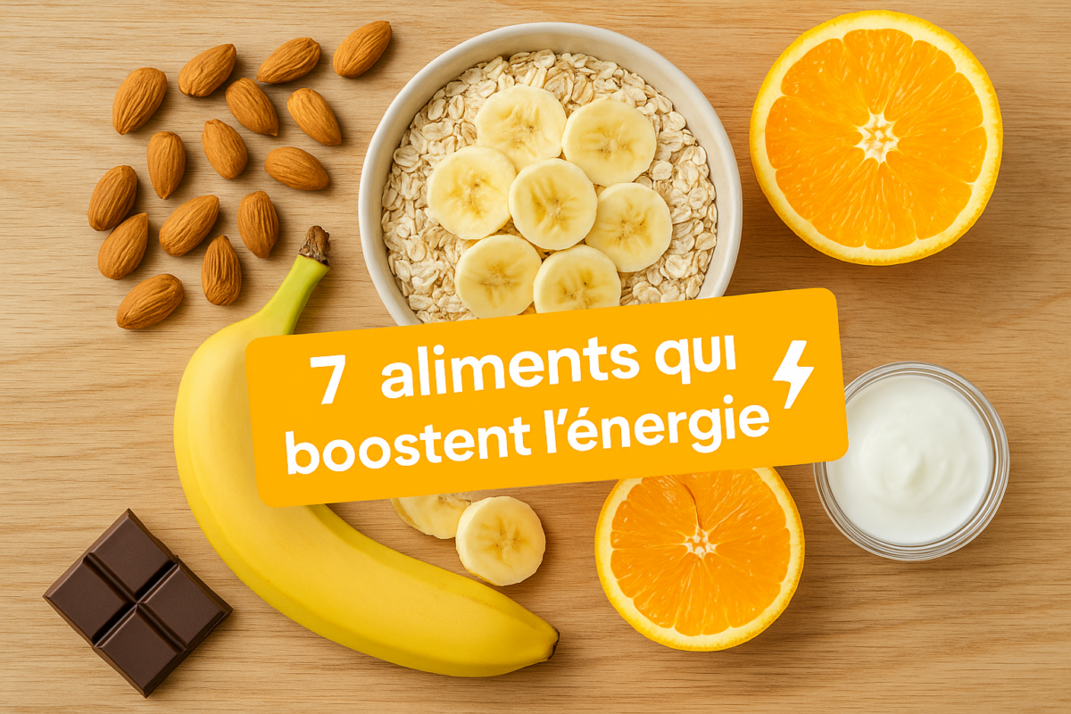 7 aliments qui boostent l'énergie