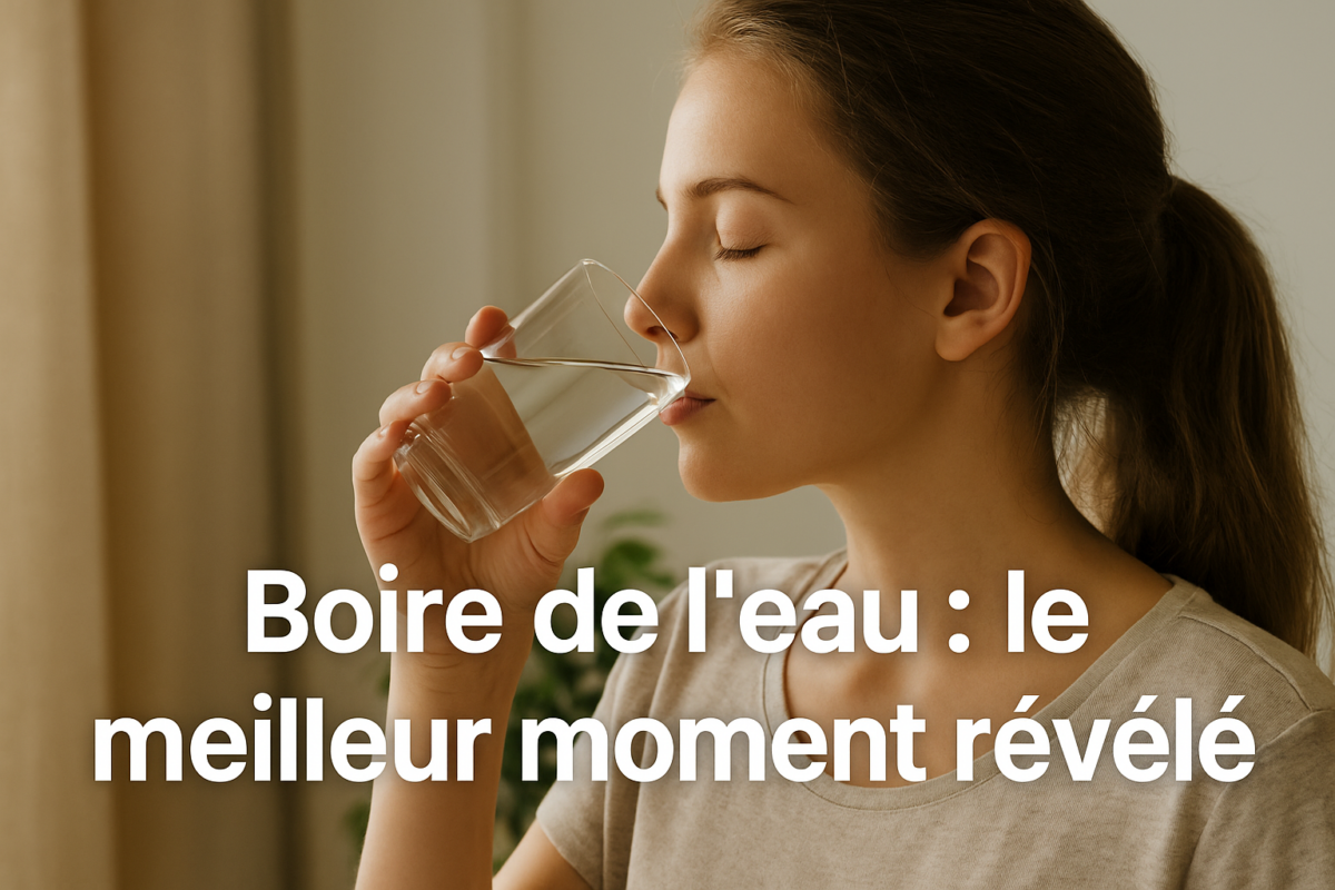 A quel moment boire de l'eau