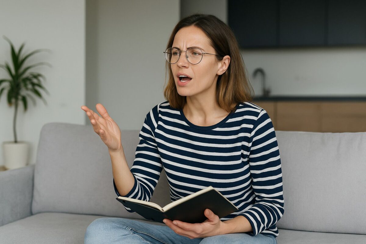 parler à voix haute