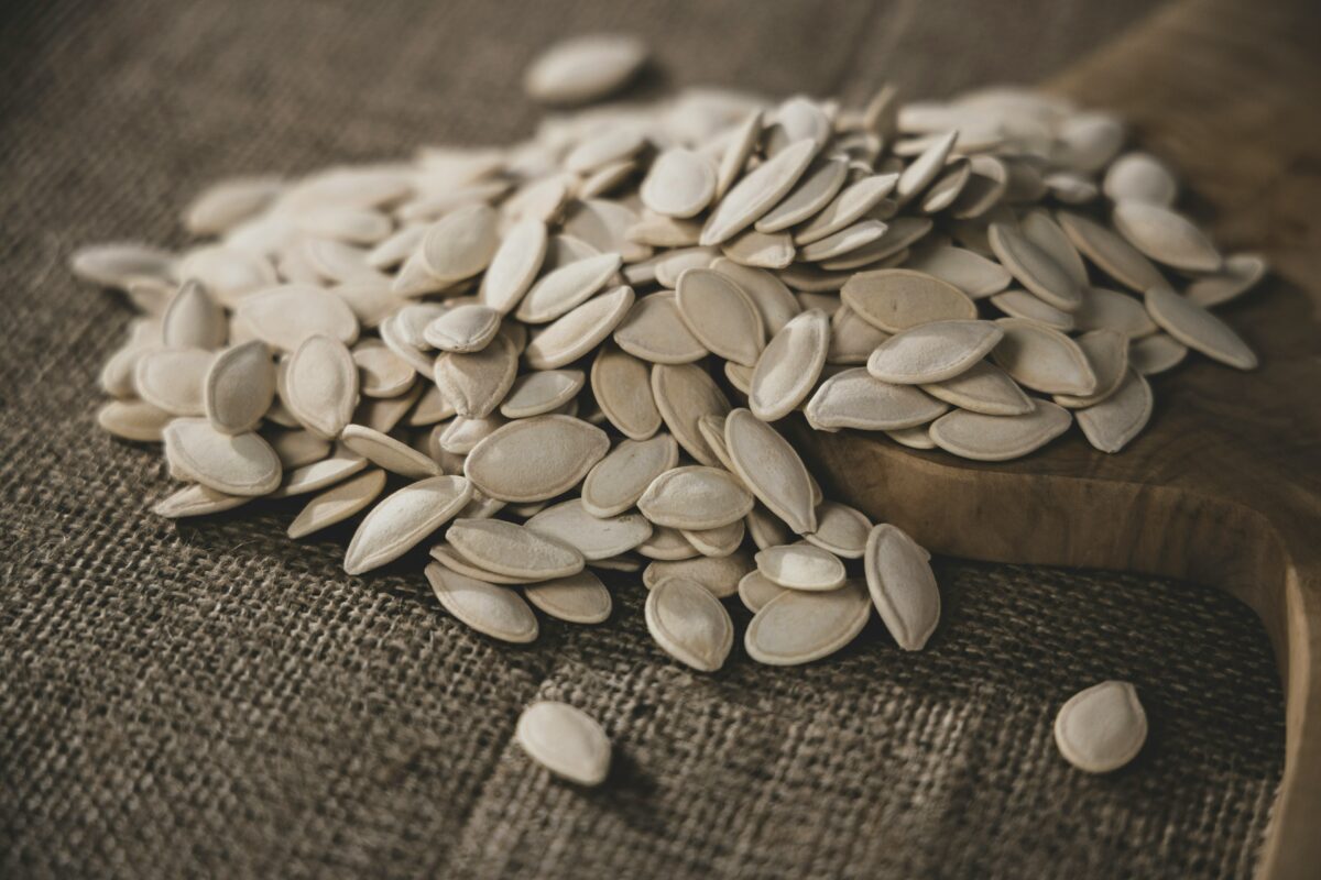 Carence en zinc : aliments riches en zinc comme les graines de courge