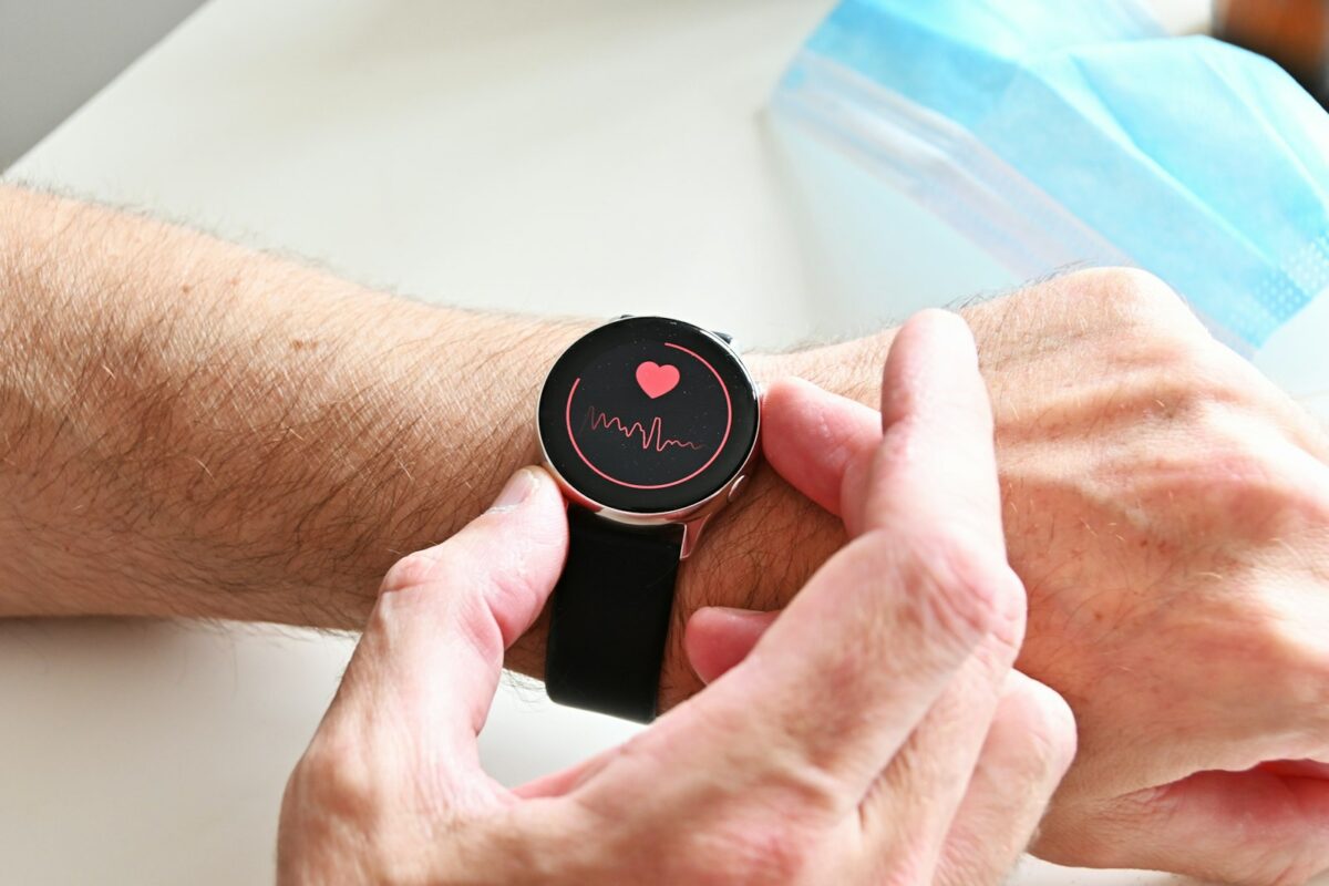 Fréquence cardiaque au repos mesurée après un footing